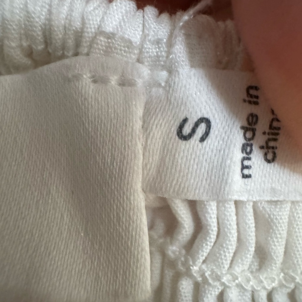 ASTR The Label White Puff Sleeve Cotton Midi Dress | Size S - Picture 7 of 10